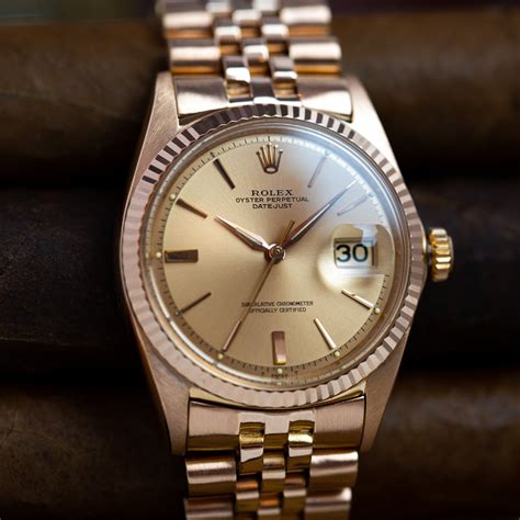 rolex datejust 1601 rose gold|rolex datejust 1601 for sale.